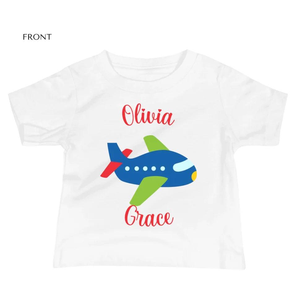 Custom Bright Colored Airplanes T-Shirt - ART-TSH167 - ARTFULANE