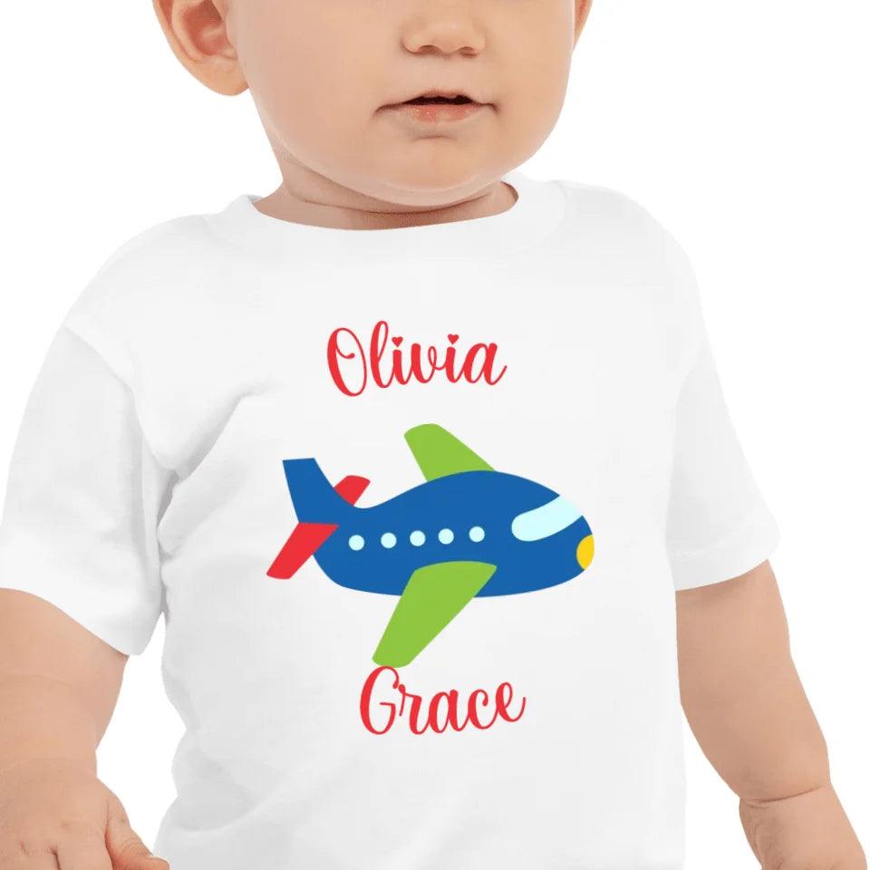 Custom Bright Colored Airplanes T-Shirt - ART-TSH167 - ARTFULANE