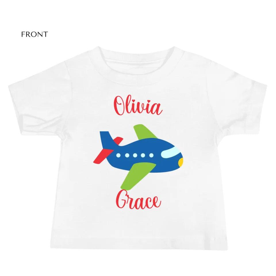 Custom Bright Colored Airplanes T-Shirt - ART-TSH167 - ARTFULANE