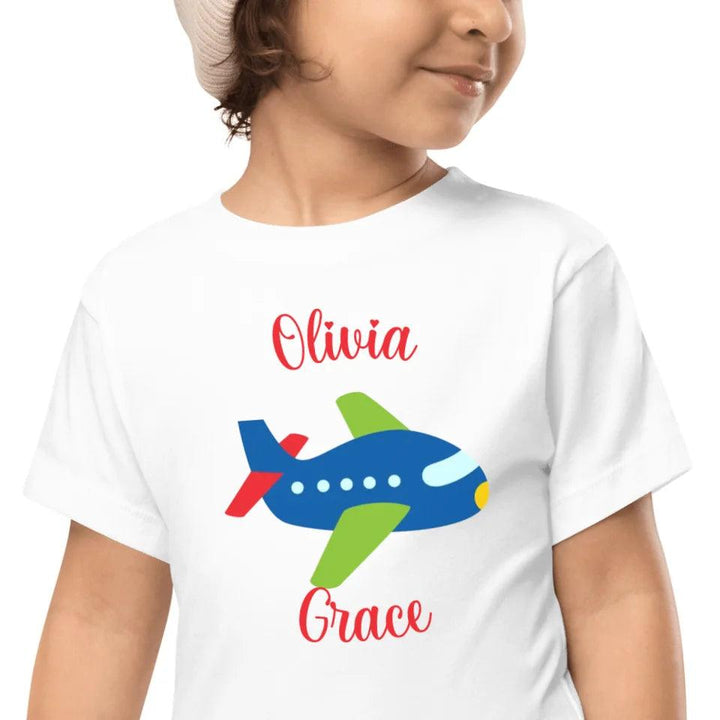 Custom Bright Colored Airplanes T-Shirt - ART-TSH167 - ARTFULANE