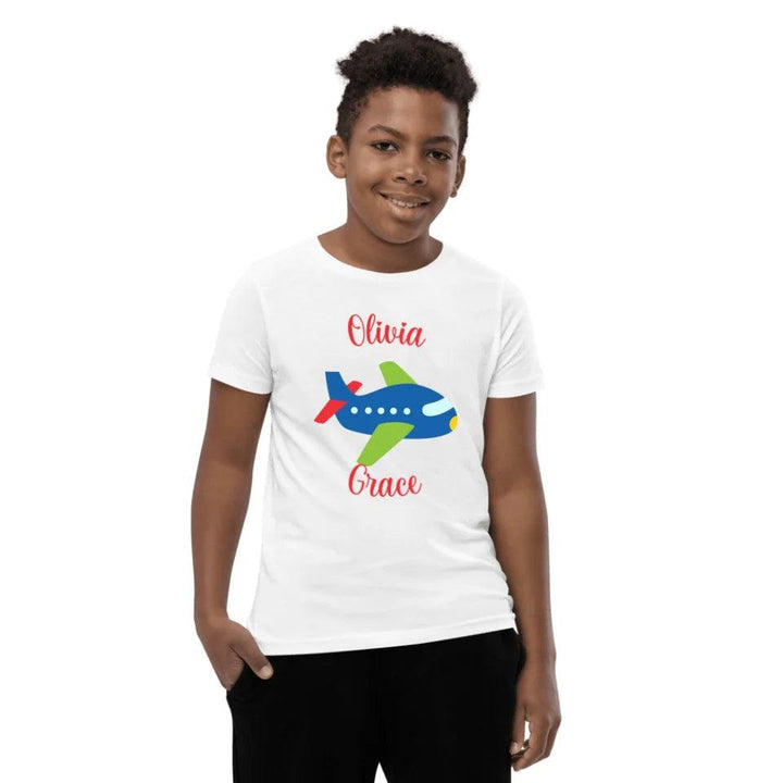 Custom Bright Colored Airplanes T-Shirt - ART-TSH167 - ARTFULANE