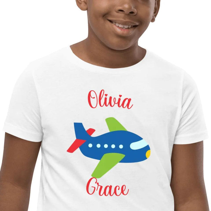 Custom Bright Colored Airplanes T-Shirt - ART-TSH167 - ARTFULANE