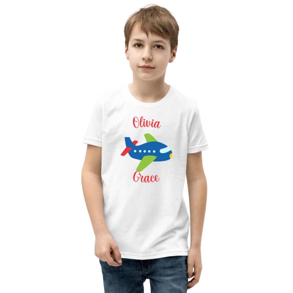 Custom Bright Colored Airplanes T-Shirt - ART-TSH167 - ARTFULANE