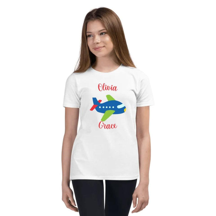 Custom Bright Colored Airplanes T-Shirt - ART-TSH167 - ARTFULANE