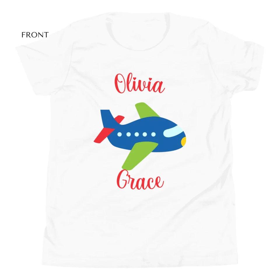 Custom Bright Colored Airplanes T-Shirt - ART-TSH167 - ARTFULANE