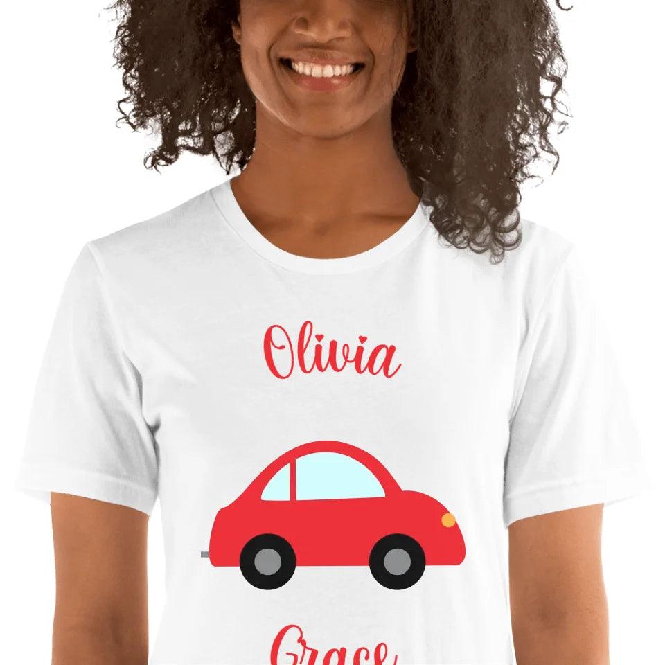 Custom Bright Colored Vehicles T-Shirt - ART-TSH168 - ARTFULANE