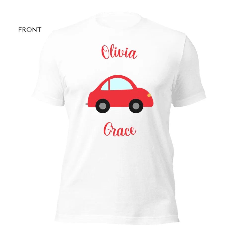 Custom Bright Colored Vehicles T-Shirt - ART-TSH168 - ARTFULANE