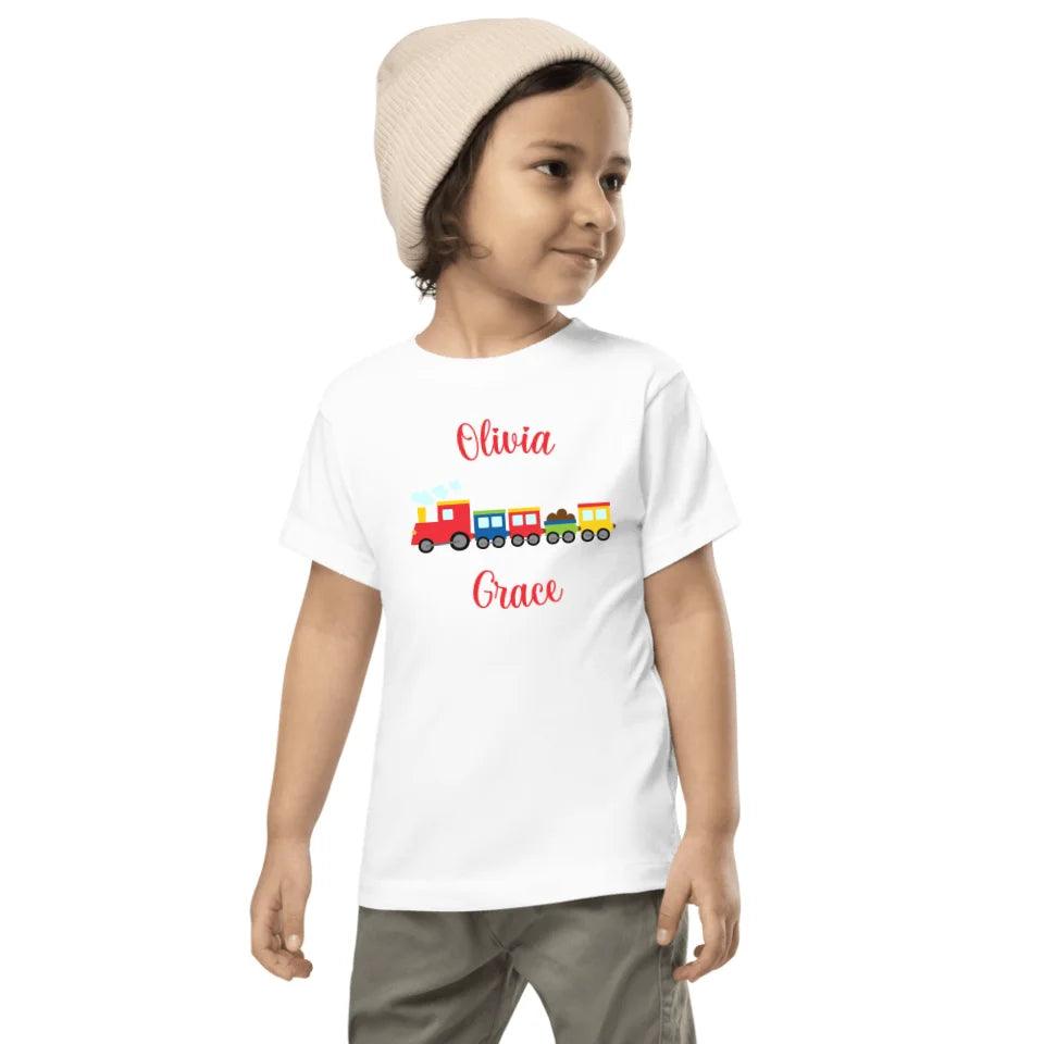 Custom Bright Colored Train T-Shirt - ART-TSH169 - ARTFULANE