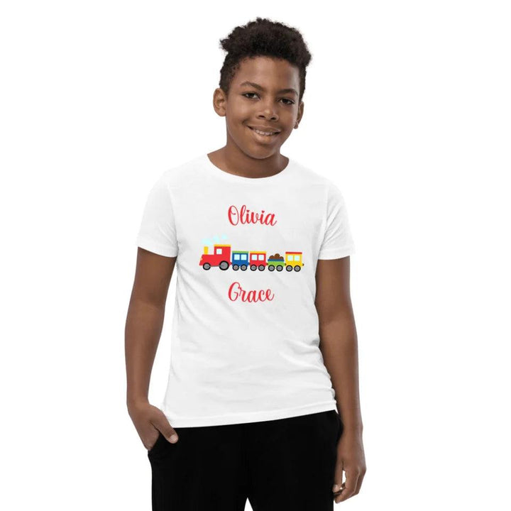 Custom Bright Colored Train T-Shirt - ART-TSH169 - ARTFULANE