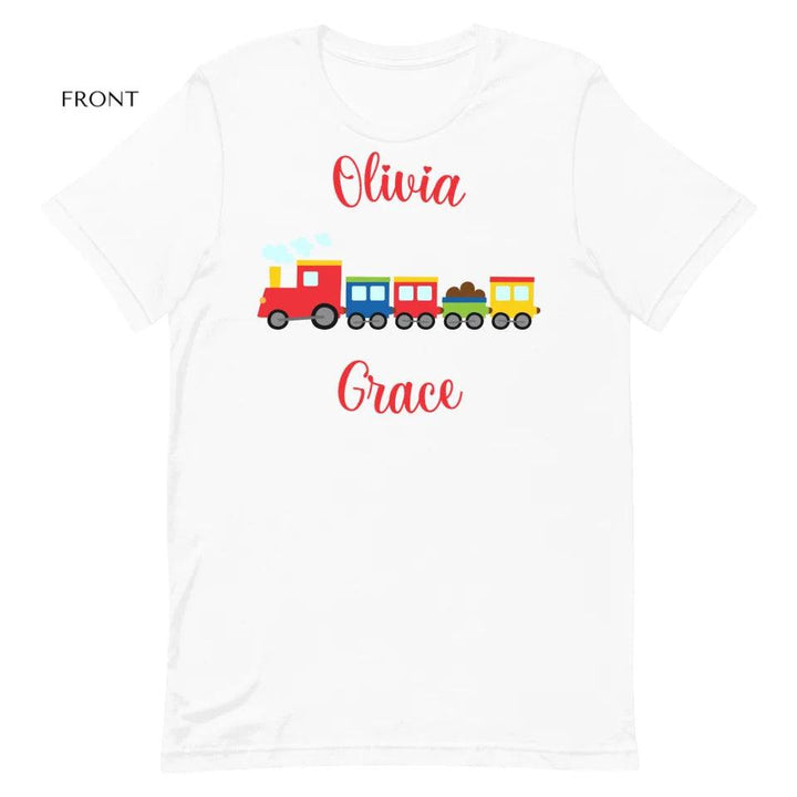 Custom Bright Colored Train T-Shirt - ART-TSH169 - ARTFULANE