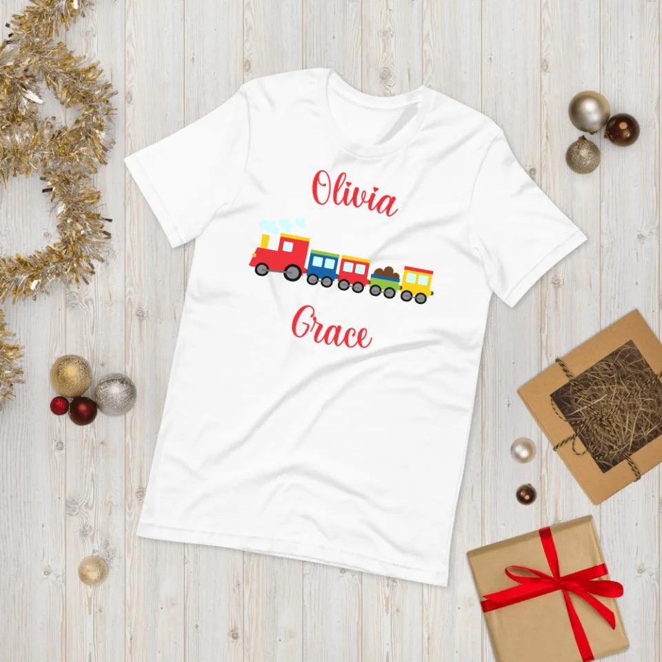 Custom Bright Colored Train T-Shirt - ART-TSH169 - ARTFULANE