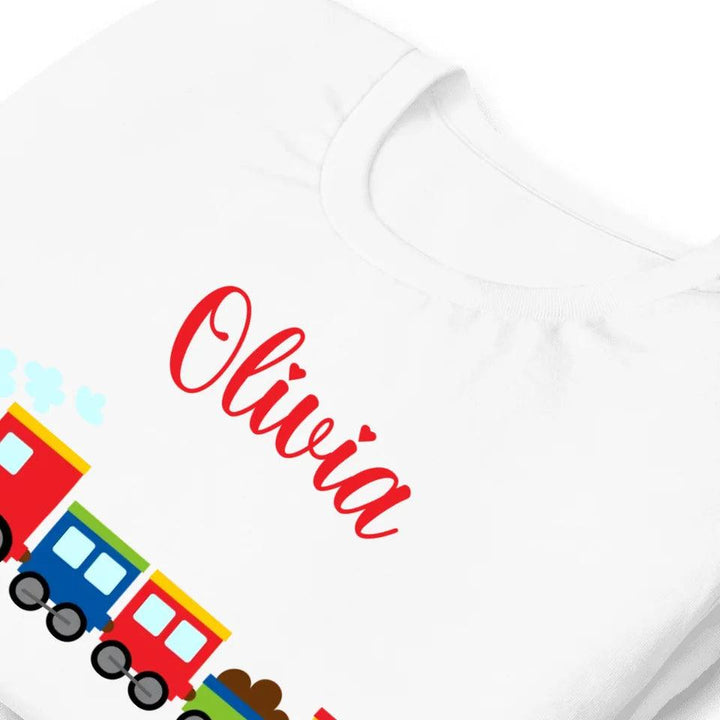 Custom Bright Colored Train T-Shirt - ART-TSH169 - ARTFULANE