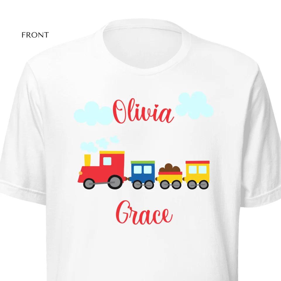 Custom Build Your Own Train T-Shirt - ART-TSH170 - ARTFULANE