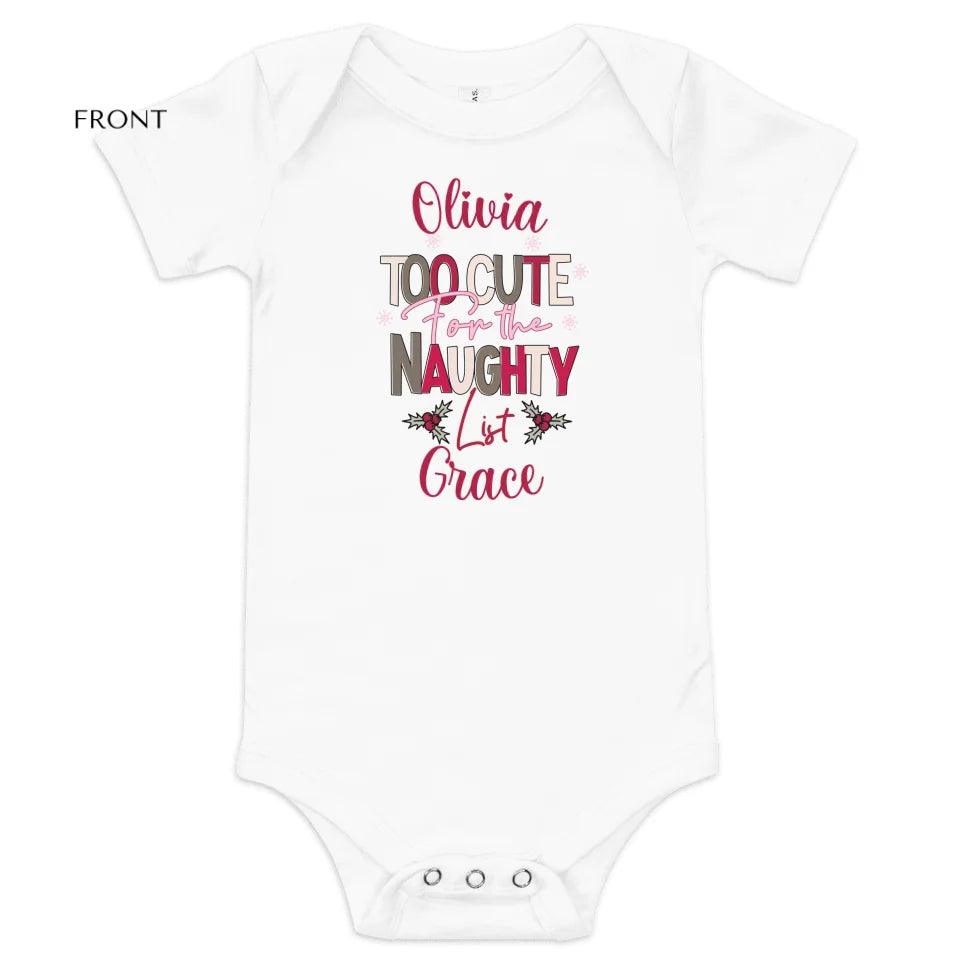 Custom Baby Christmas Quotes T-Shirt - ART-TSH171 - ARTFULANE