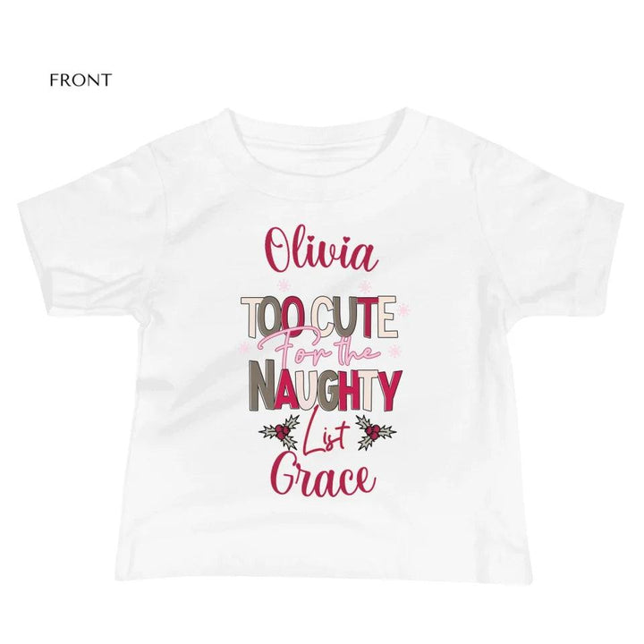 Custom Baby Christmas Quotes T-Shirt - ART-TSH171 - ARTFULANE