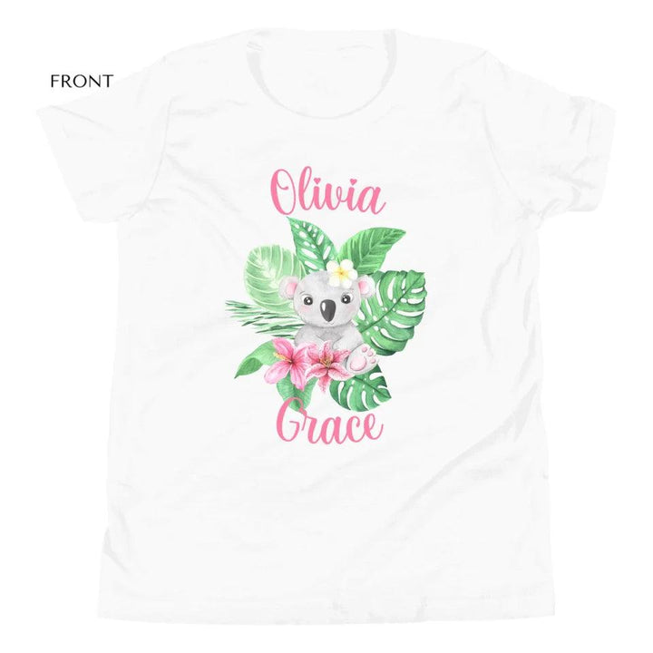 Custom Watercolor Baby Tropical Animals T-Shirt - ART-TSH179 - ARTFULANE