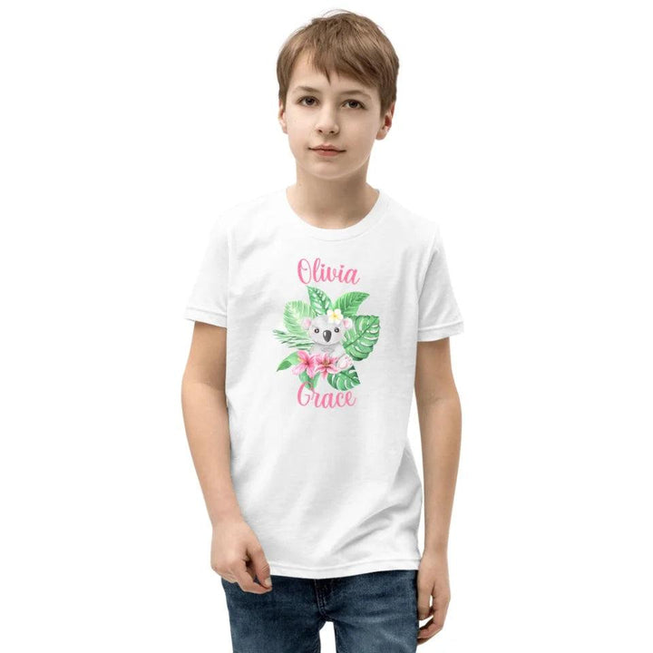 Custom Watercolor Baby Tropical Animals T-Shirt - ART-TSH179 - ARTFULANE