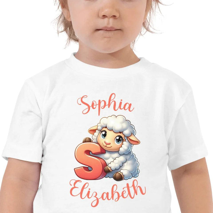 Custom Colorful Animal Alphabet T-Shirt - ART-TSH182 - ARTFULANE