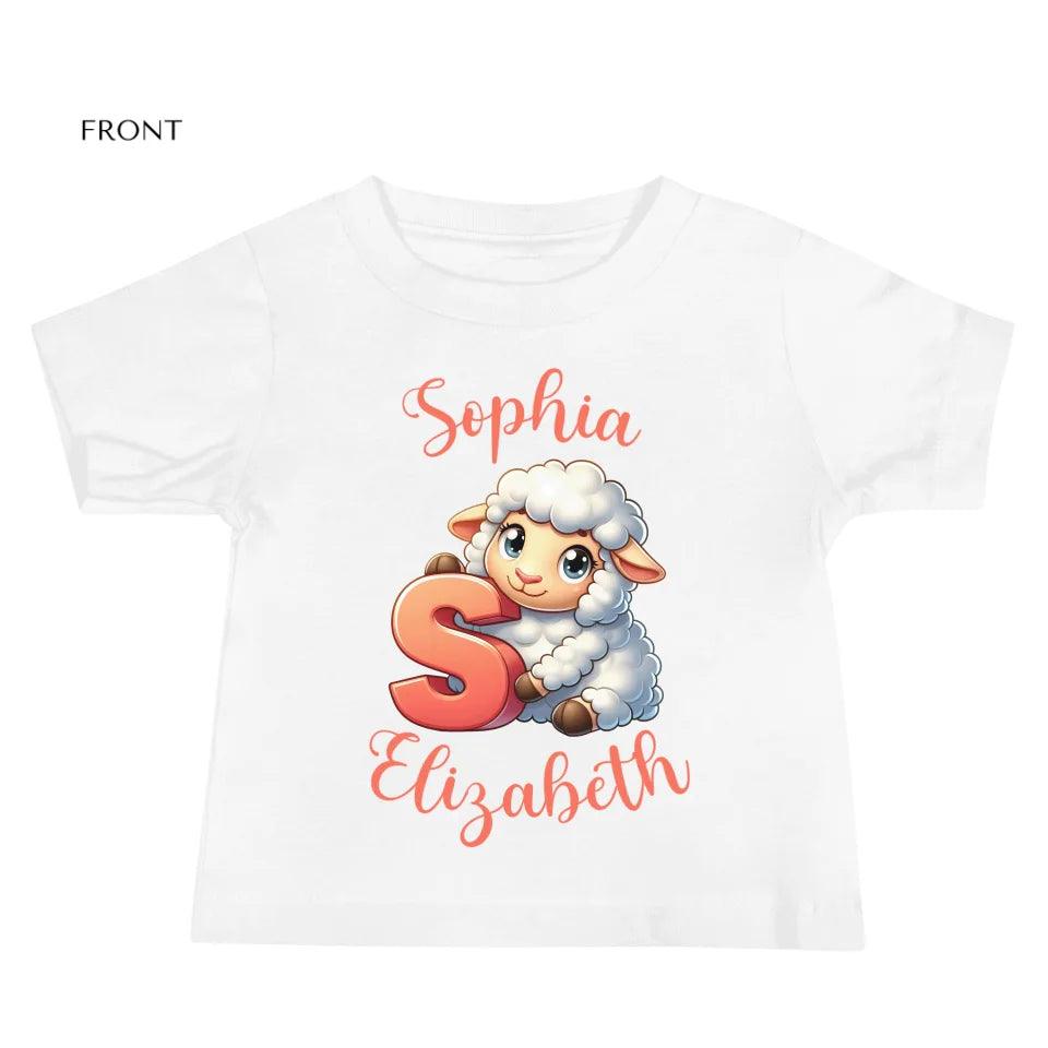 Custom Colorful Animal Alphabet T-Shirt - ART-TSH182 - ARTFULANE