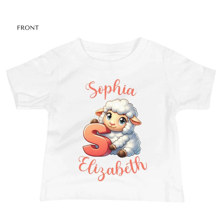 Custom Colorful Animal Alphabet T-Shirt - ART-TSH182 - ARTFULANE