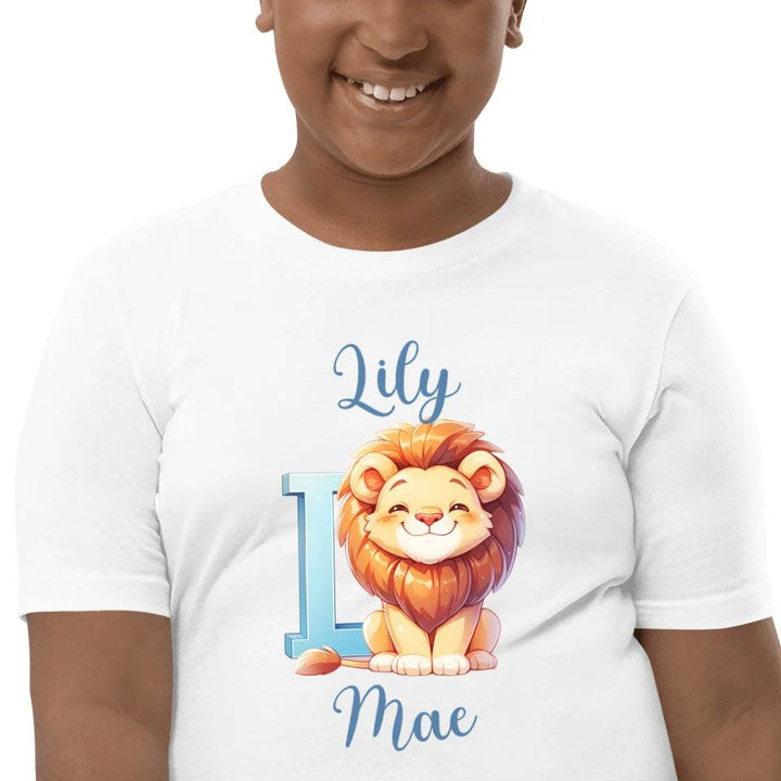 Custom Colorful Animal Alphabet T-Shirt - ART-TSH184 - ARTFULANE