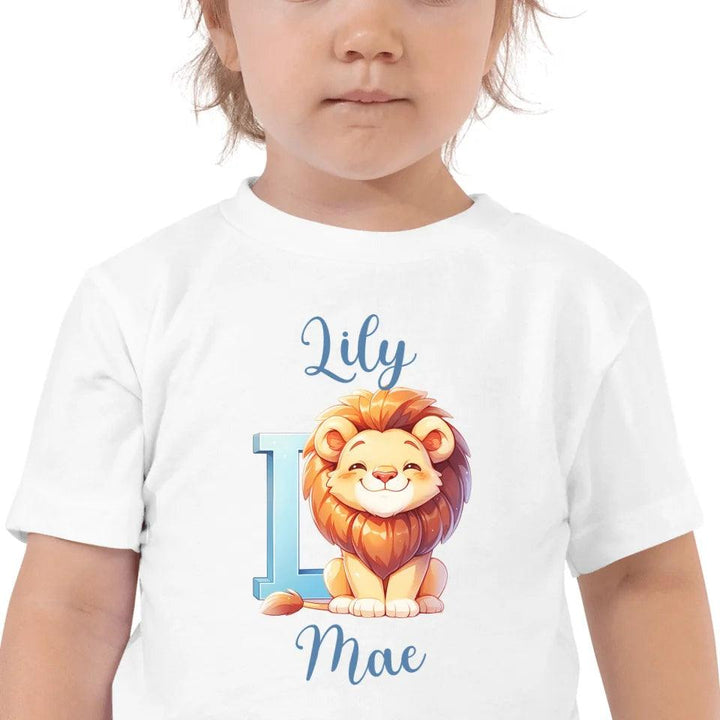 Custom Colorful Animal Alphabet T-Shirt - ART-TSH184 - ARTFULANE