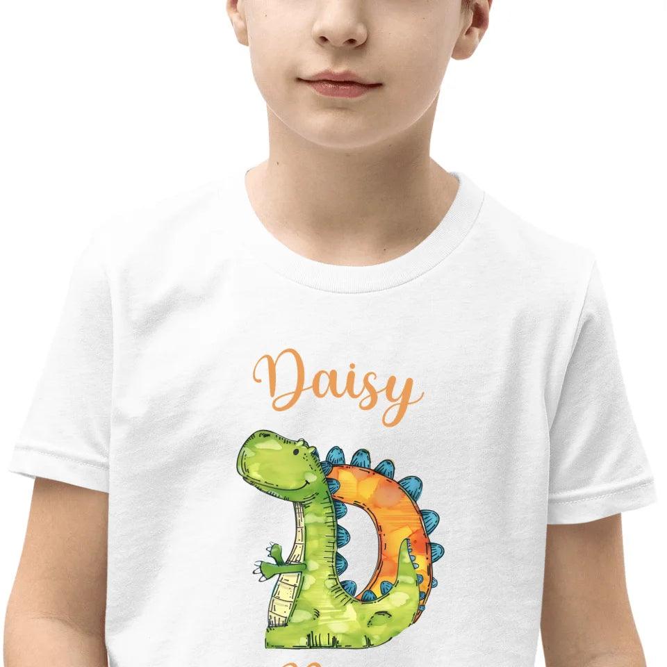 Custom Watercolor Animal-Shaped Alphabet T-Shirt - ART-TSH185 - ARTFULANE