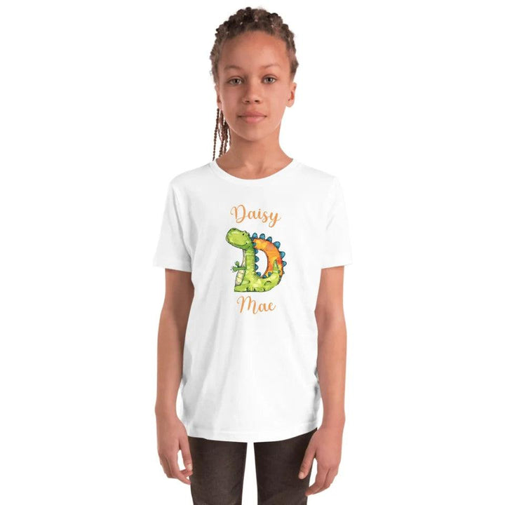 Custom Watercolor Animal-Shaped Alphabet T-Shirt - ART-TSH185 - ARTFULANE