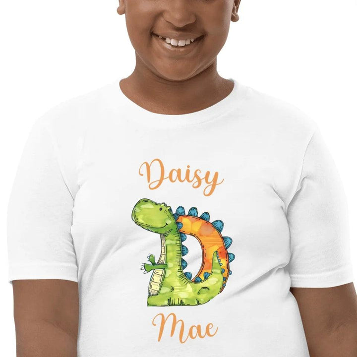 Custom Watercolor Animal-Shaped Alphabet T-Shirt - ART-TSH185 - ARTFULANE