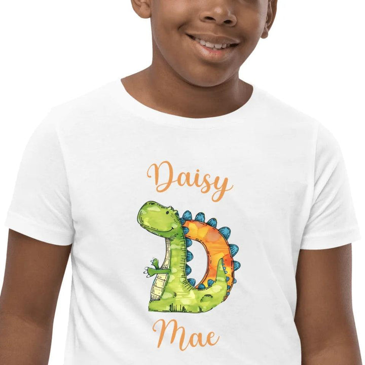 Custom Watercolor Animal-Shaped Alphabet T-Shirt - ART-TSH185 - ARTFULANE