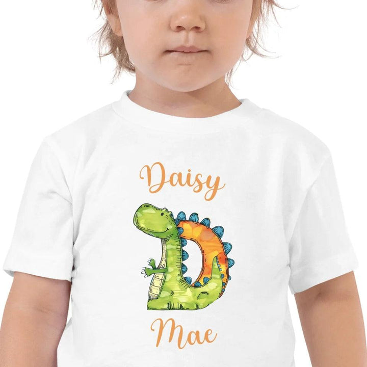 Custom Watercolor Animal-Shaped Alphabet T-Shirt - ART-TSH185 - ARTFULANE