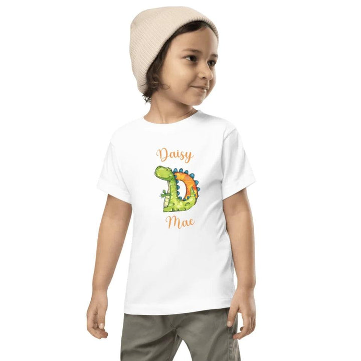 Custom Watercolor Animal-Shaped Alphabet T-Shirt - ART-TSH185 - ARTFULANE