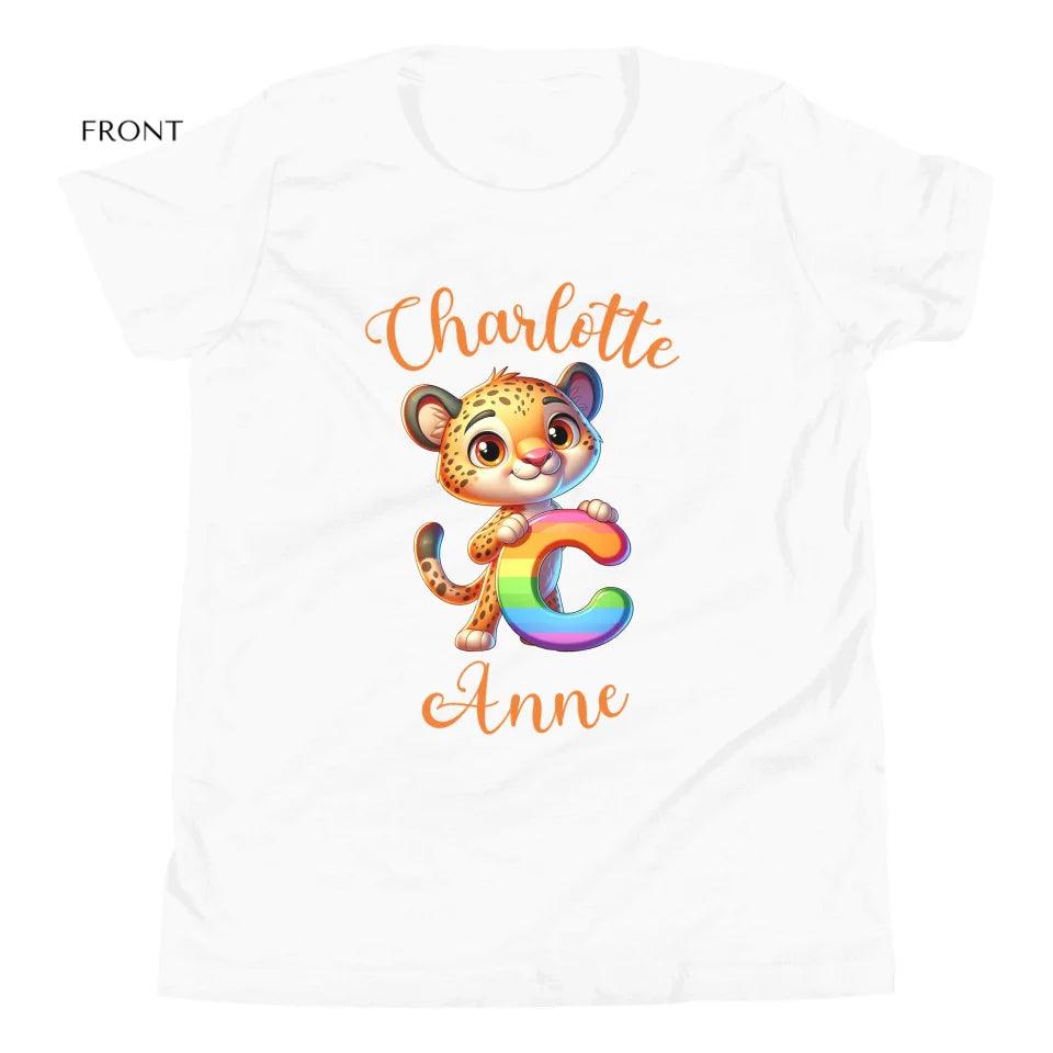 Custom Animal Rainbow Alphabet T-Shirt - ART-TSH190 - ARTFULANE