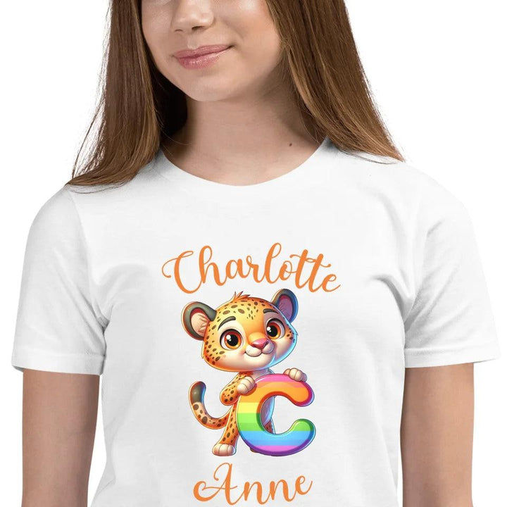 Custom Animal Rainbow Alphabet T-Shirt - ART-TSH190 - ARTFULANE