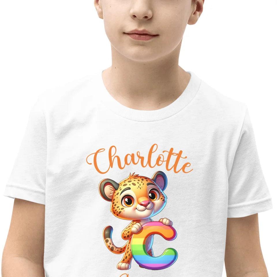 Custom Animal Rainbow Alphabet T-Shirt - ART-TSH190 - ARTFULANE