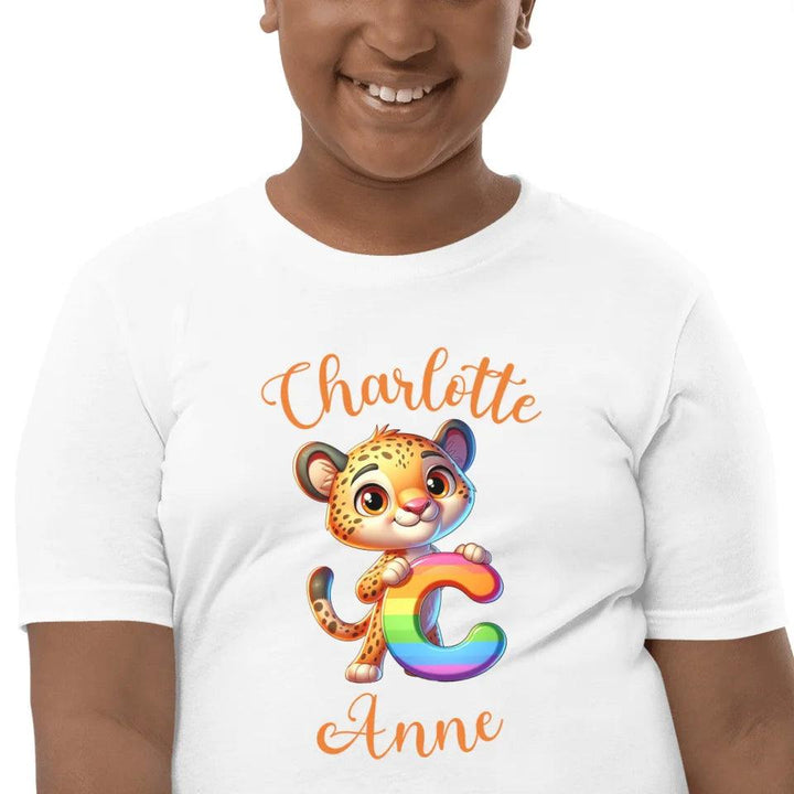 Custom Animal Rainbow Alphabet T-Shirt - ART-TSH190 - ARTFULANE