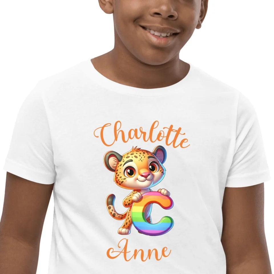 Custom Animal Rainbow Alphabet T-Shirt - ART-TSH190 - ARTFULANE