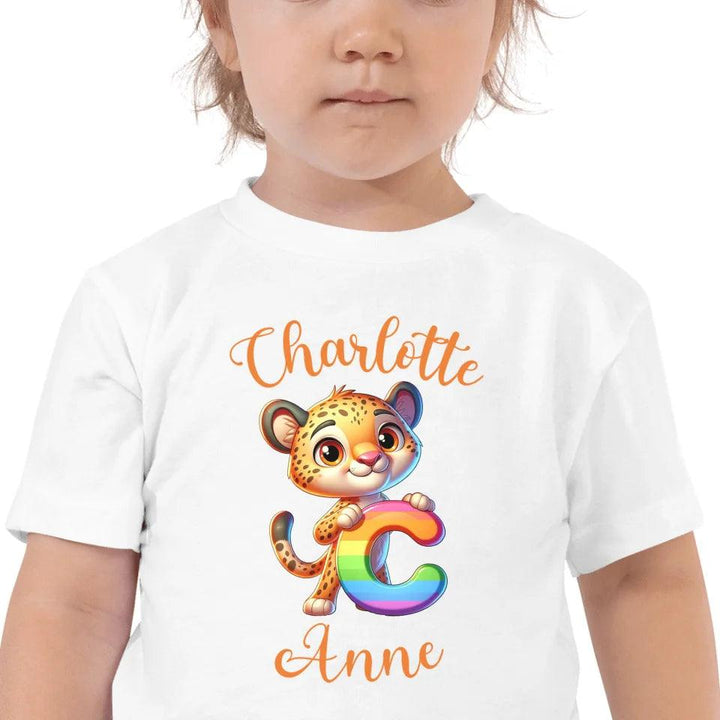 Custom Animal Rainbow Alphabet T-Shirt - ART-TSH190 - ARTFULANE