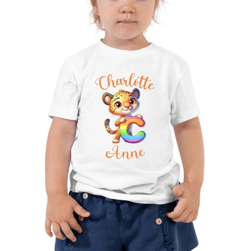 Custom Animal Rainbow Alphabet T-Shirt - ART-TSH190 - ARTFULANE