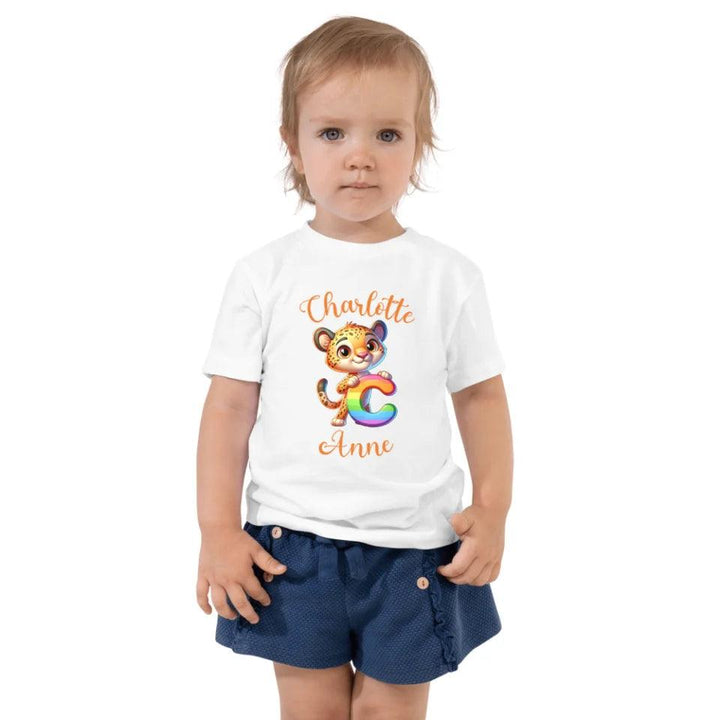 Custom Animal Rainbow Alphabet T-Shirt - ART-TSH190 - ARTFULANE