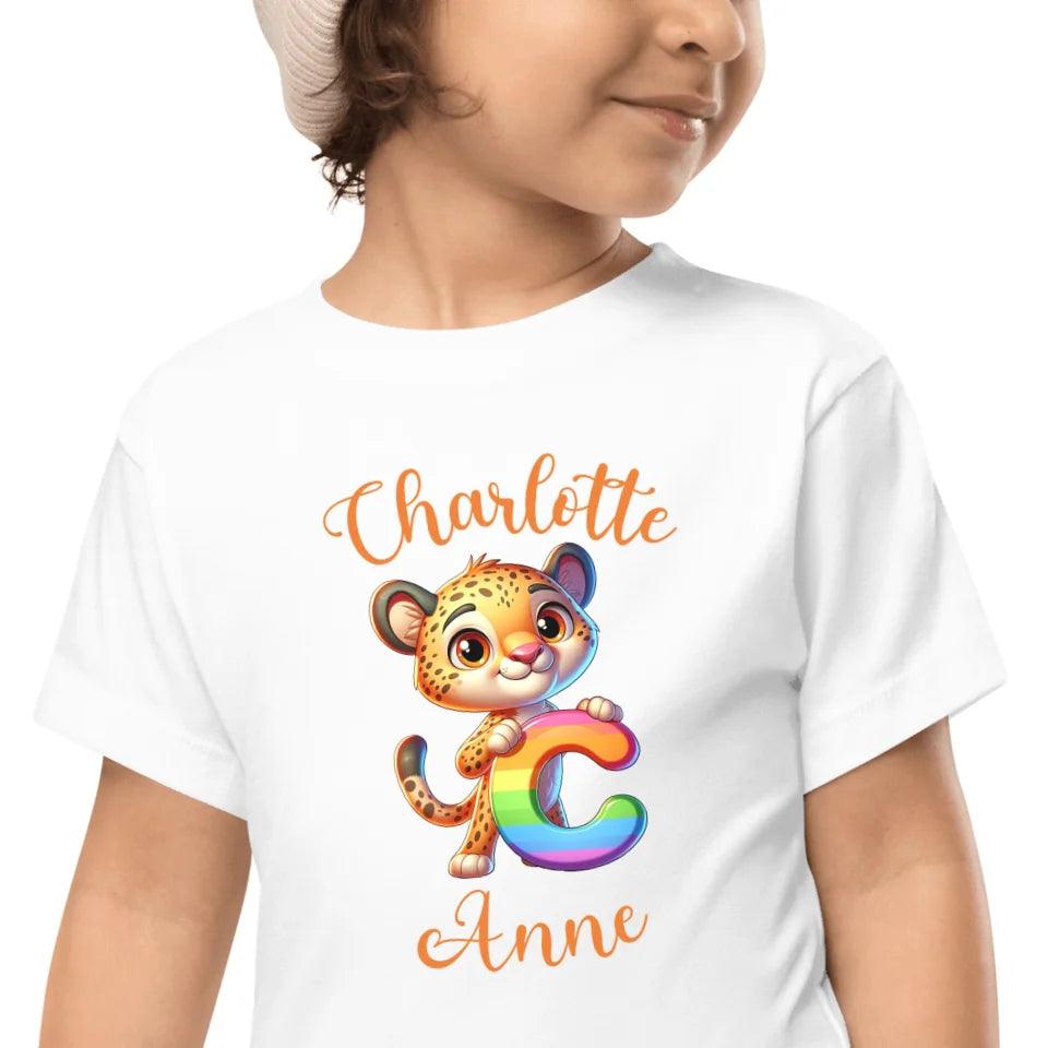 Custom Animal Rainbow Alphabet T-Shirt - ART-TSH190 - ARTFULANE