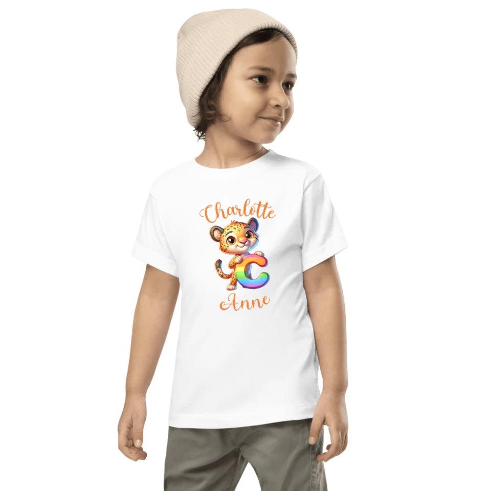 Custom Animal Rainbow Alphabet T-Shirt - ART-TSH190 - ARTFULANE