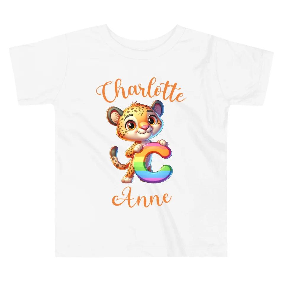 Custom Animal Rainbow Alphabet T-Shirt - ART-TSH190 - ARTFULANE