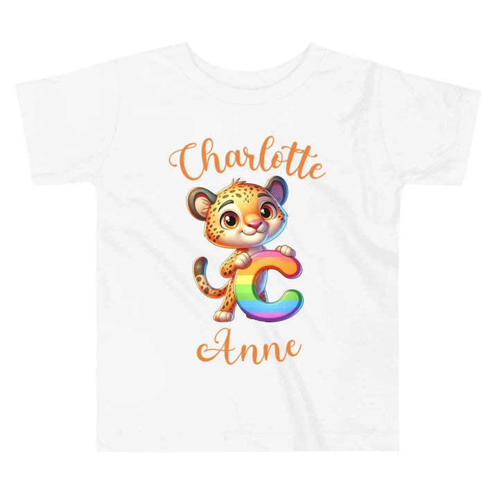 Custom Animal Rainbow Alphabet T-Shirt - ART-TSH190 - ARTFULANE