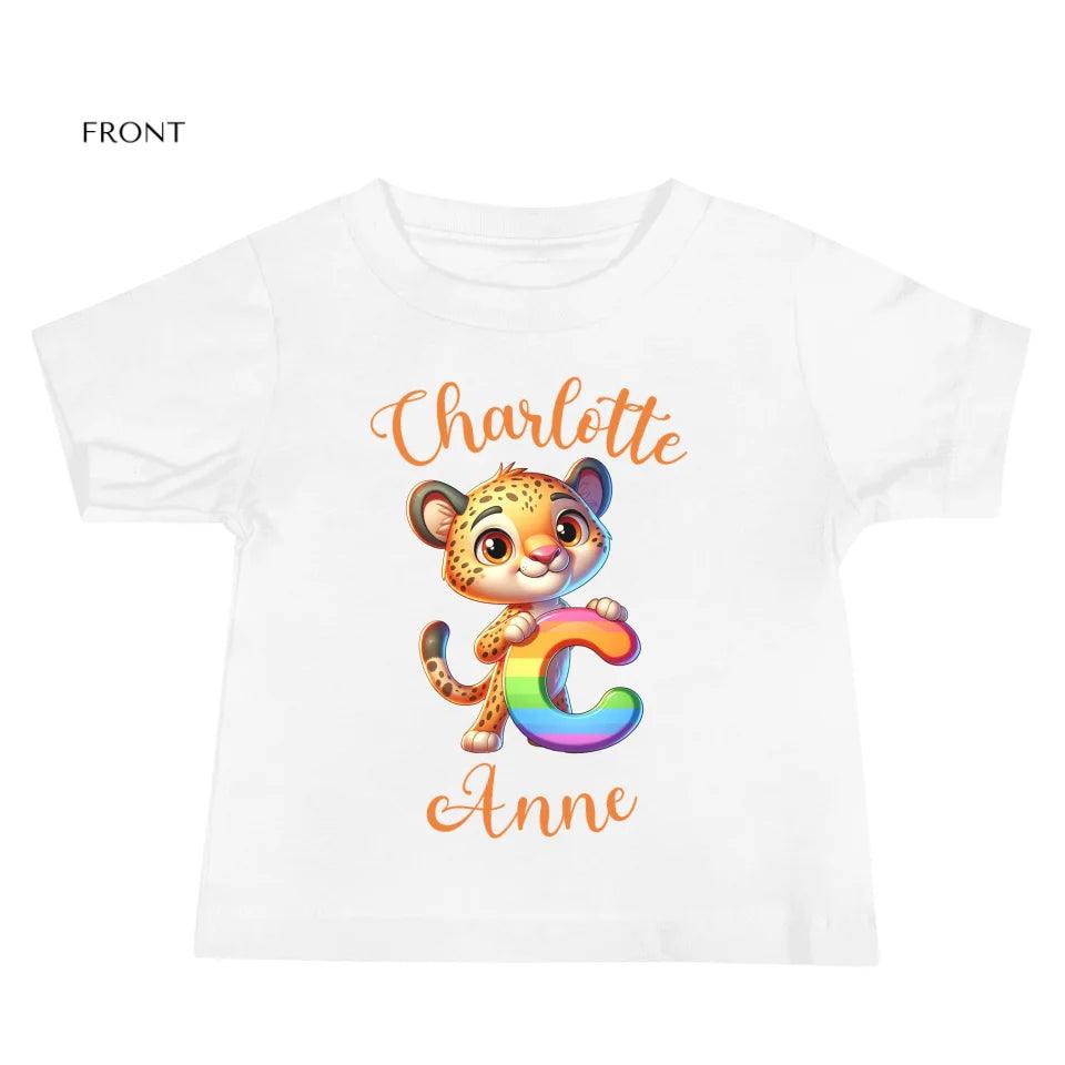 Custom Animal Rainbow Alphabet T-Shirt - ART-TSH190 - ARTFULANE