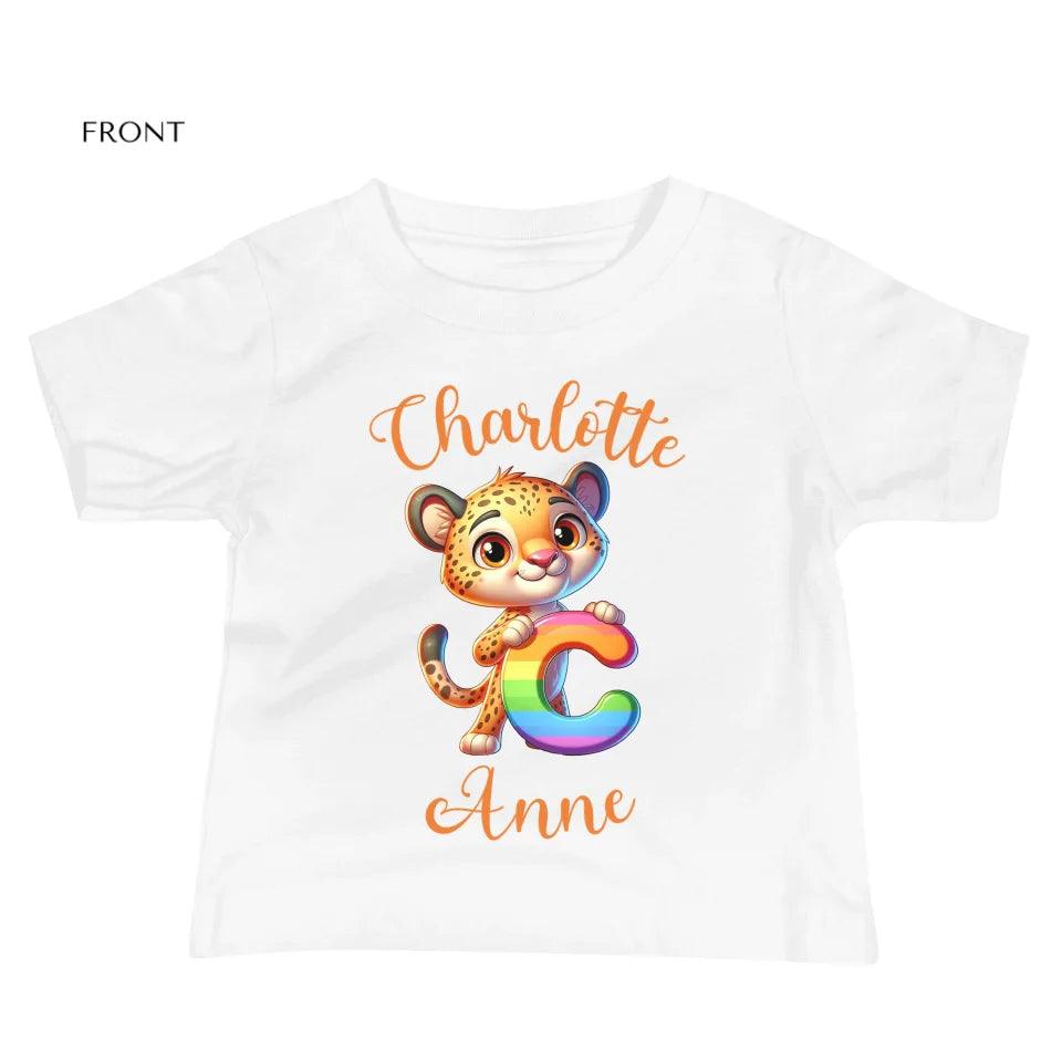 Custom Animal Rainbow Alphabet T-Shirt - ART-TSH190 - ARTFULANE