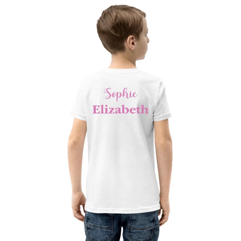 Custom Unicorn Pastel Alphabet T-Shirt - ART-TSH192 - ARTFULANE