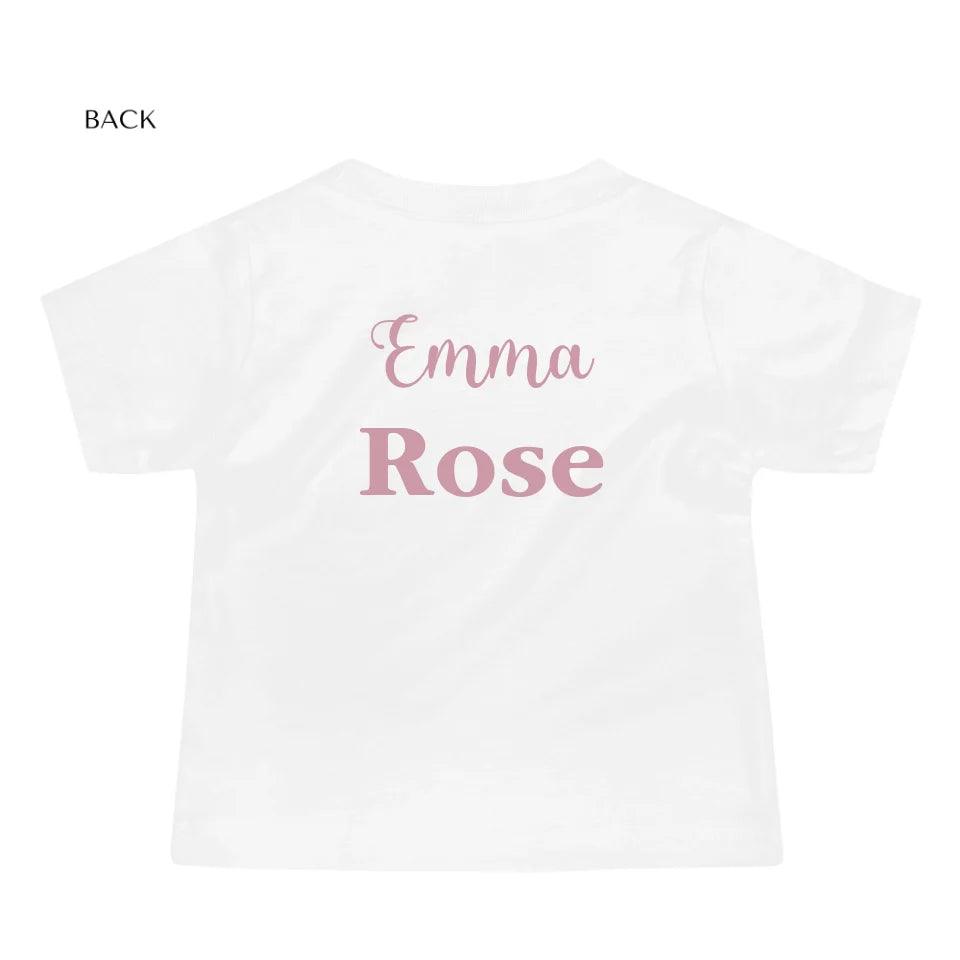 Custom Ballerina Pink Alphabet T-Shirt - ART-TSH195 - ARTFULANE