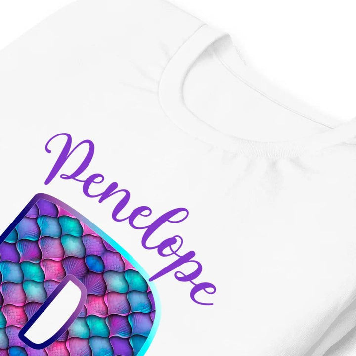 Custom Mermaid Alphabet T-Shirt - ART-TSH196 - ARTFULANE