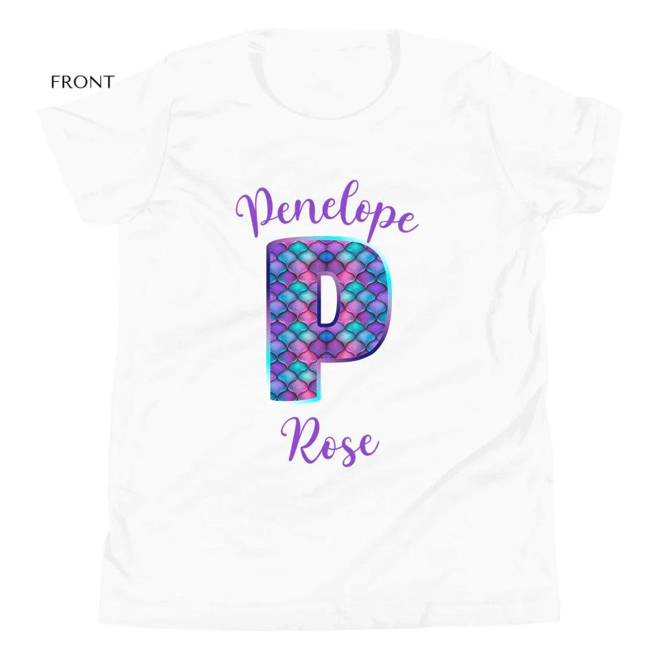 Custom Mermaid Alphabet T-Shirt - ART-TSH196 - ARTFULANE